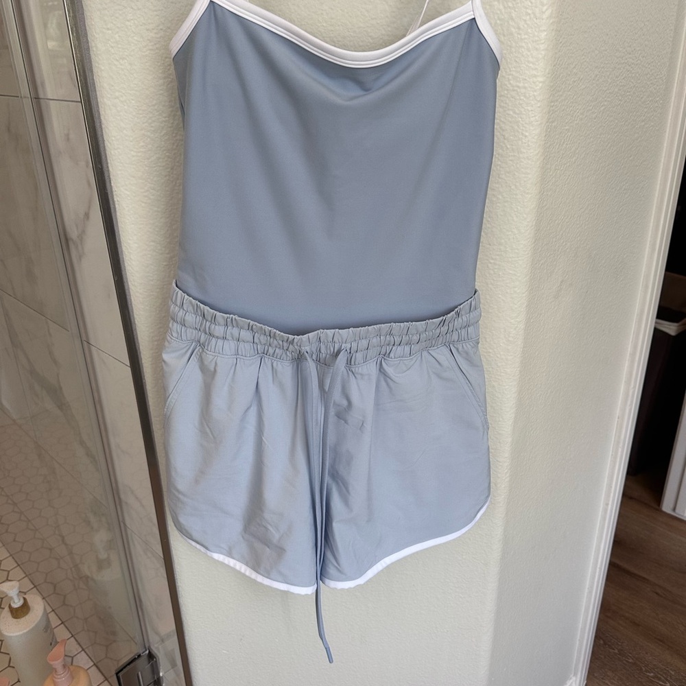Abercrombie & Fitch Light Blue Romper